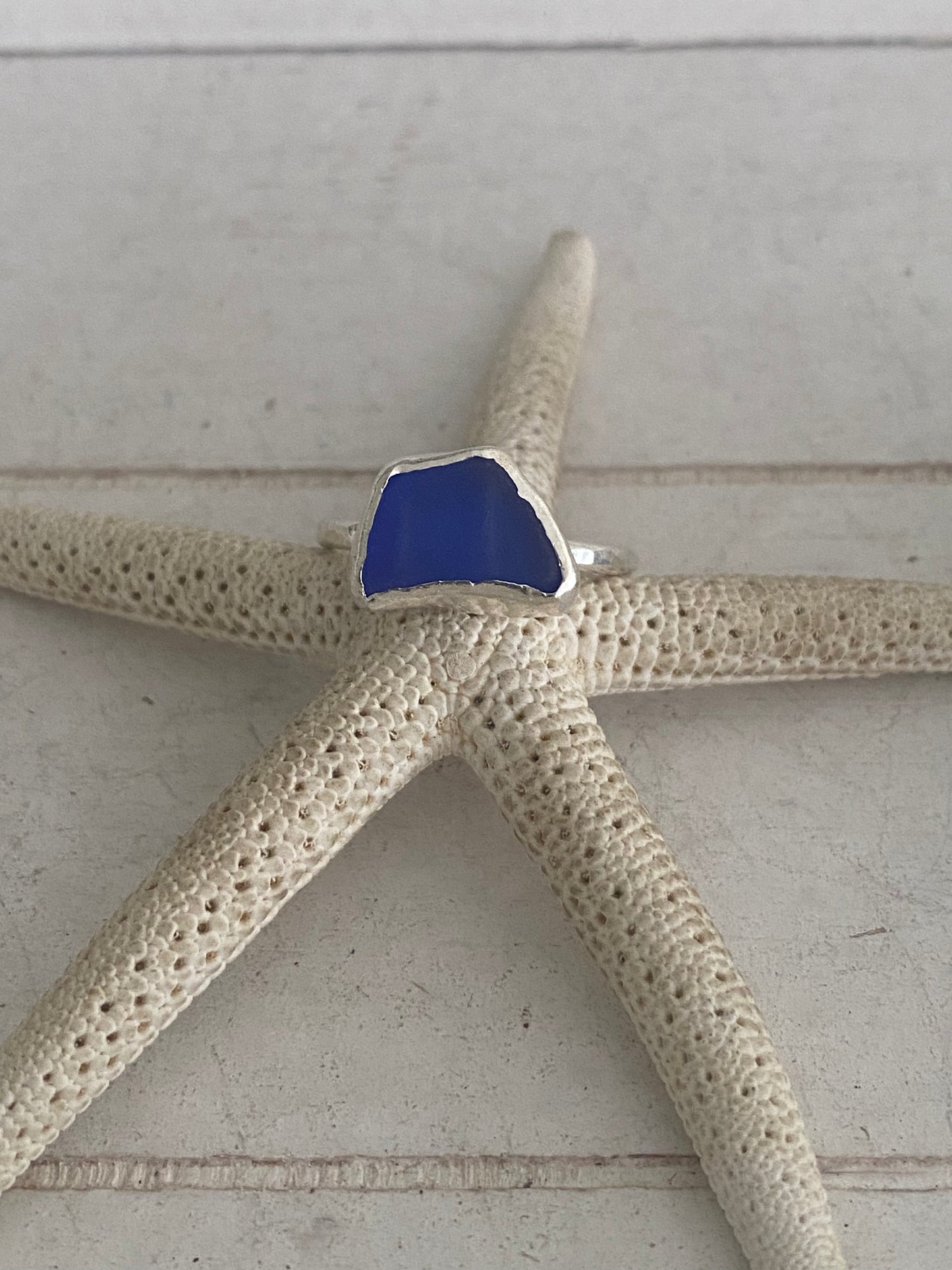 Natural Seaglass Ring