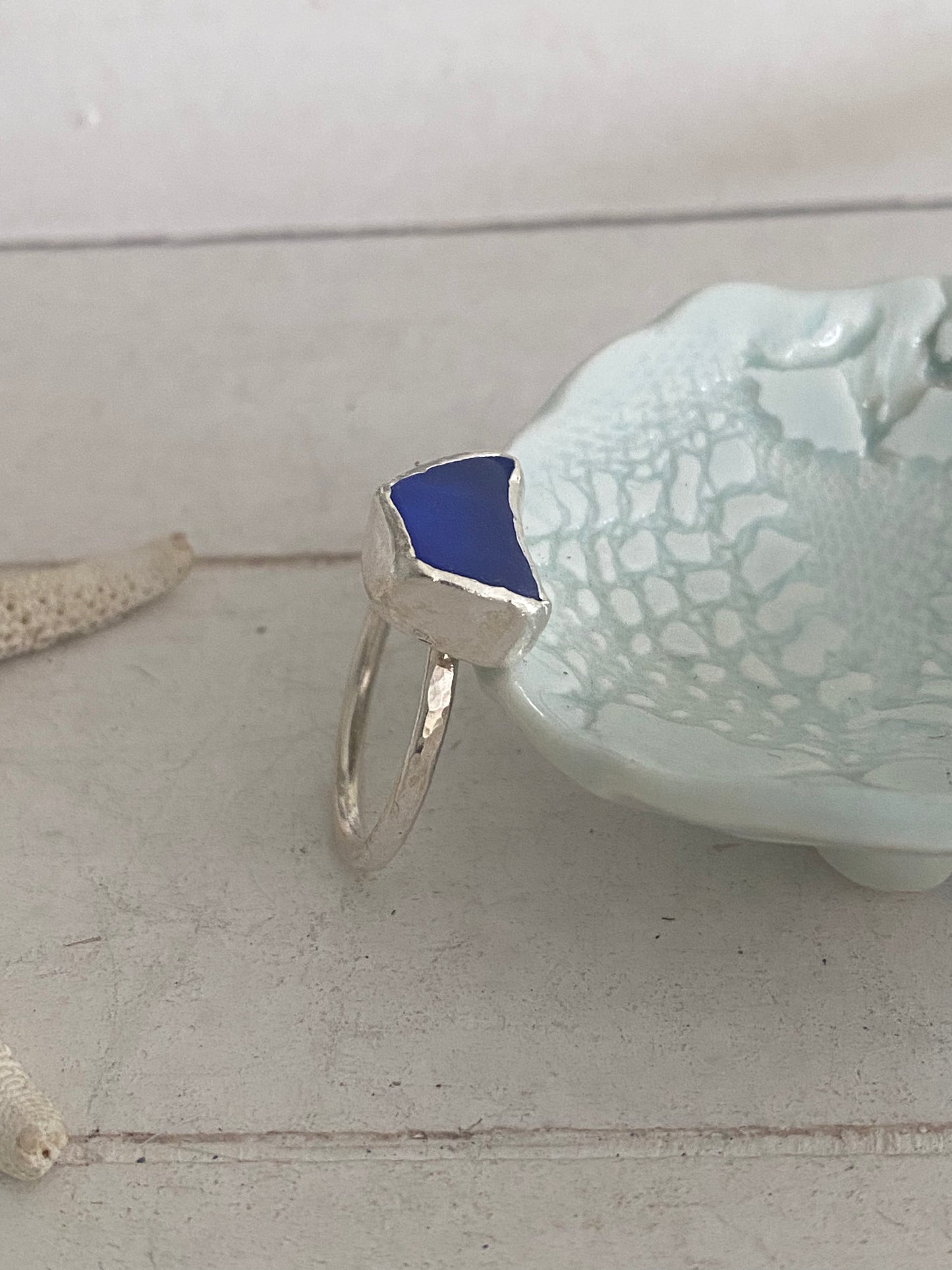 Natural Seaglass Ring