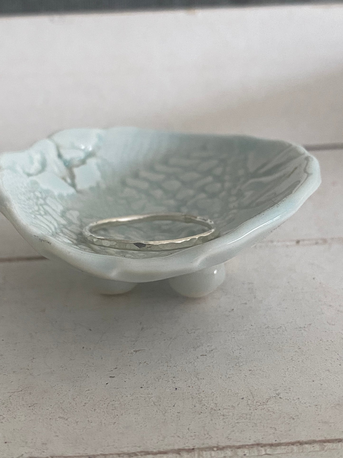 Hammered Stacker Ring