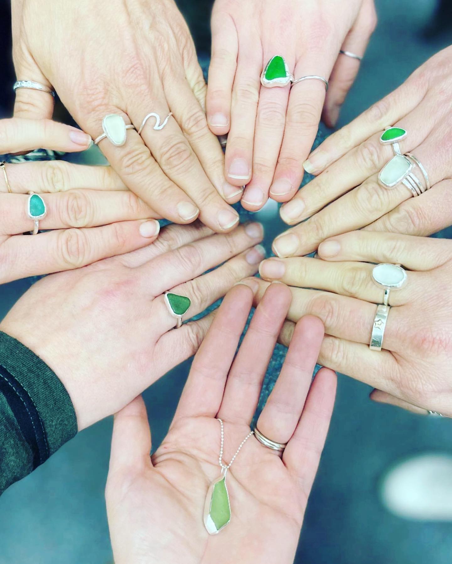 Seaglass Jewellery Workshop~ Saturday 20th January 2024 10am - 4pm