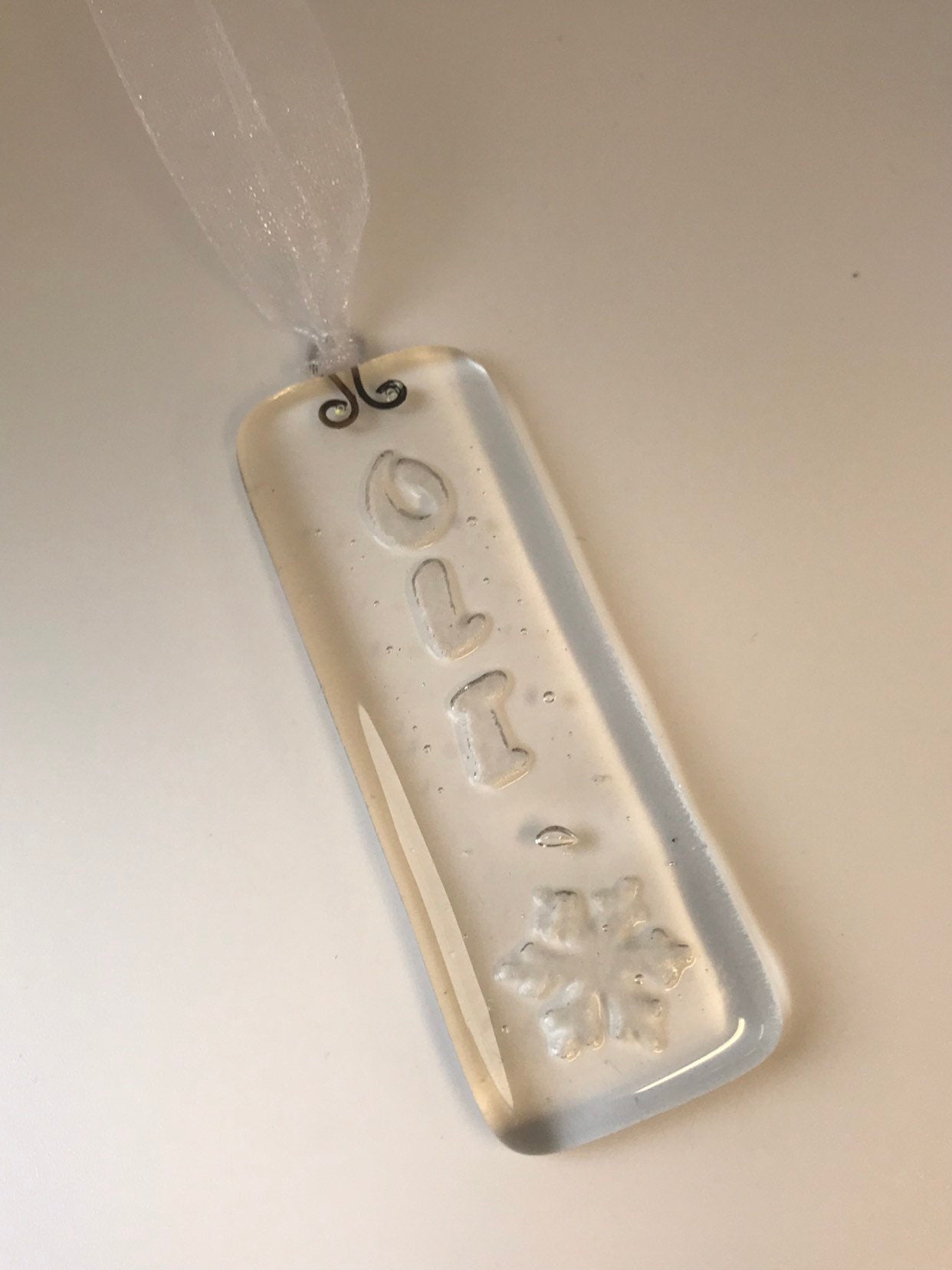 Fused Glass Tag/Decoration