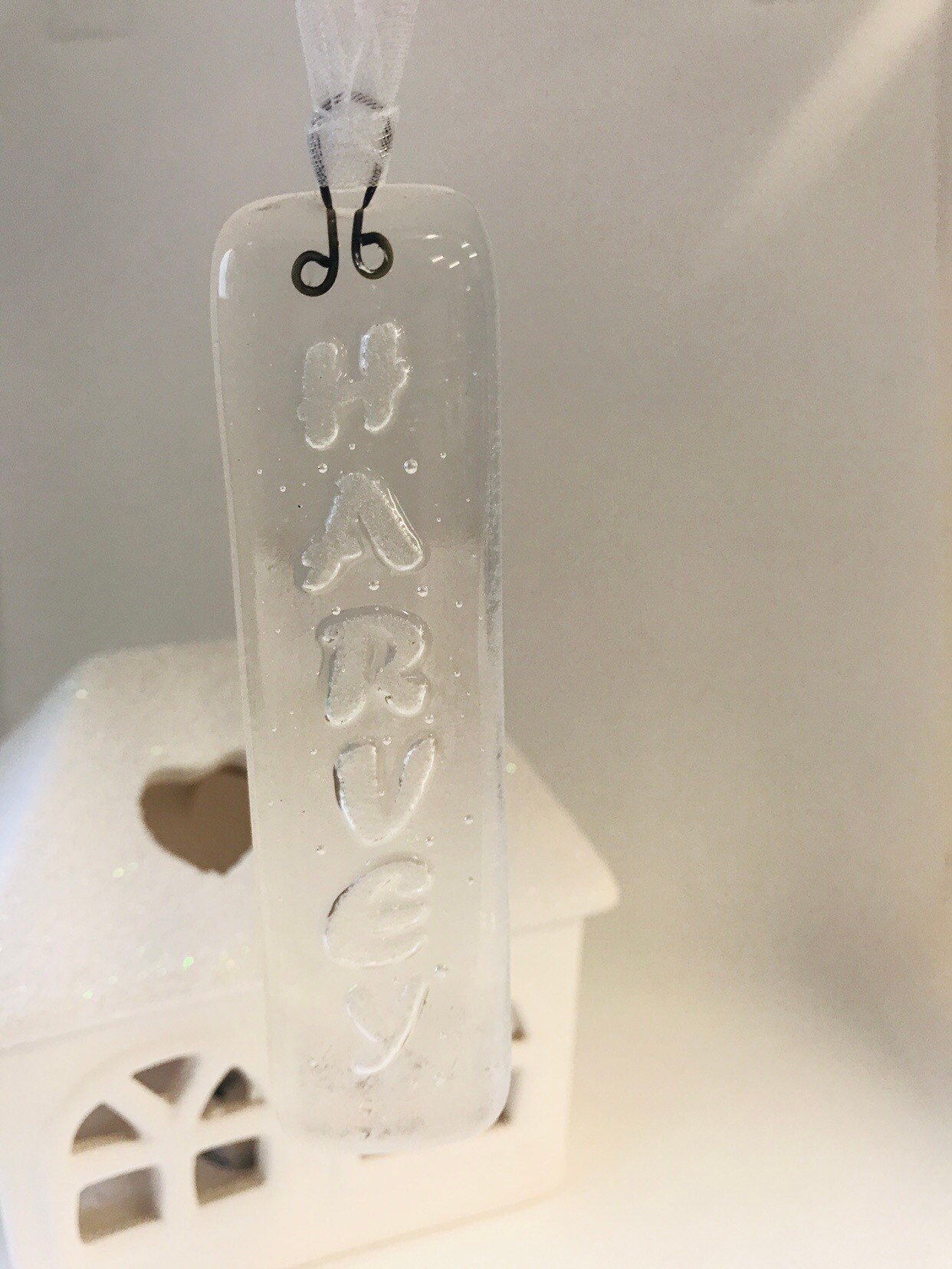 Fused Glass Tag/Decoration