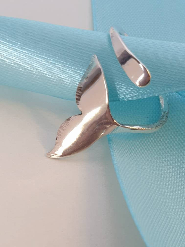 Whale Tail Adjustable Ring