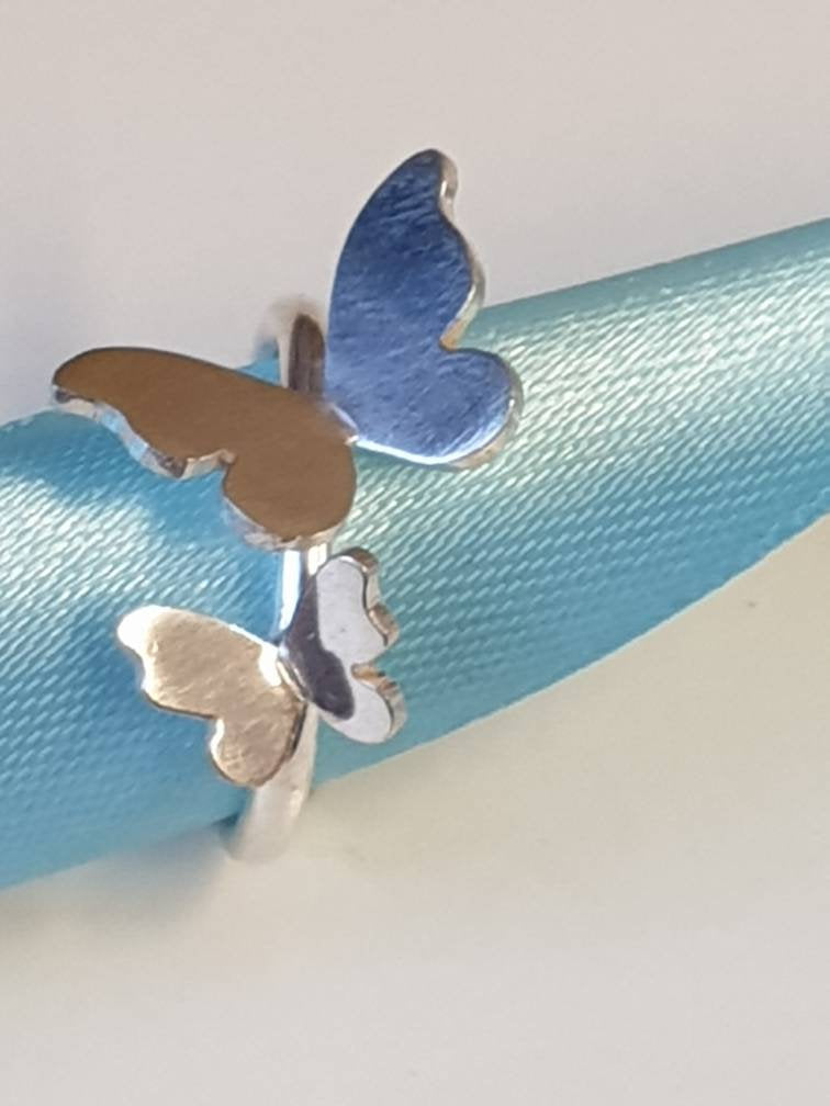 Sterling Silver Butterfly Ring
