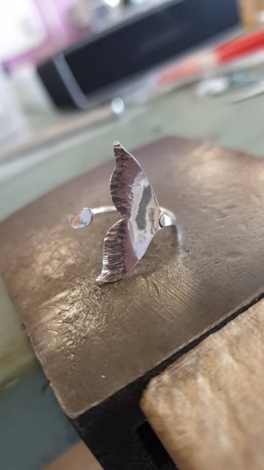 Whale Ring Adjustable Ring