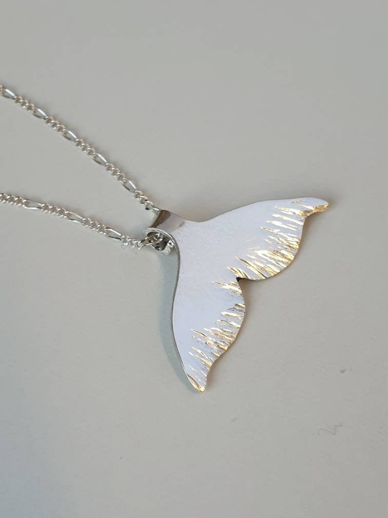 Whale Tail, Mermaid Tail Pendant