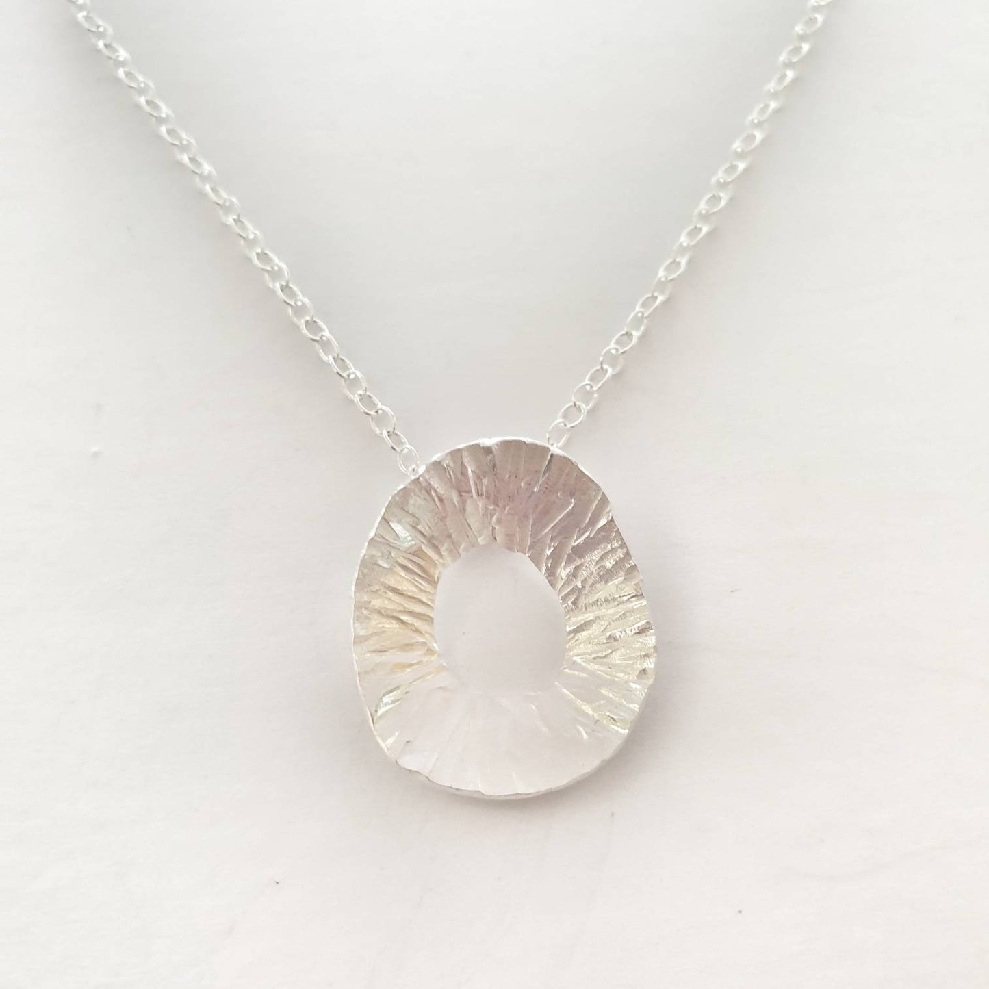 Limpet Shell Inspired Silver Pendant