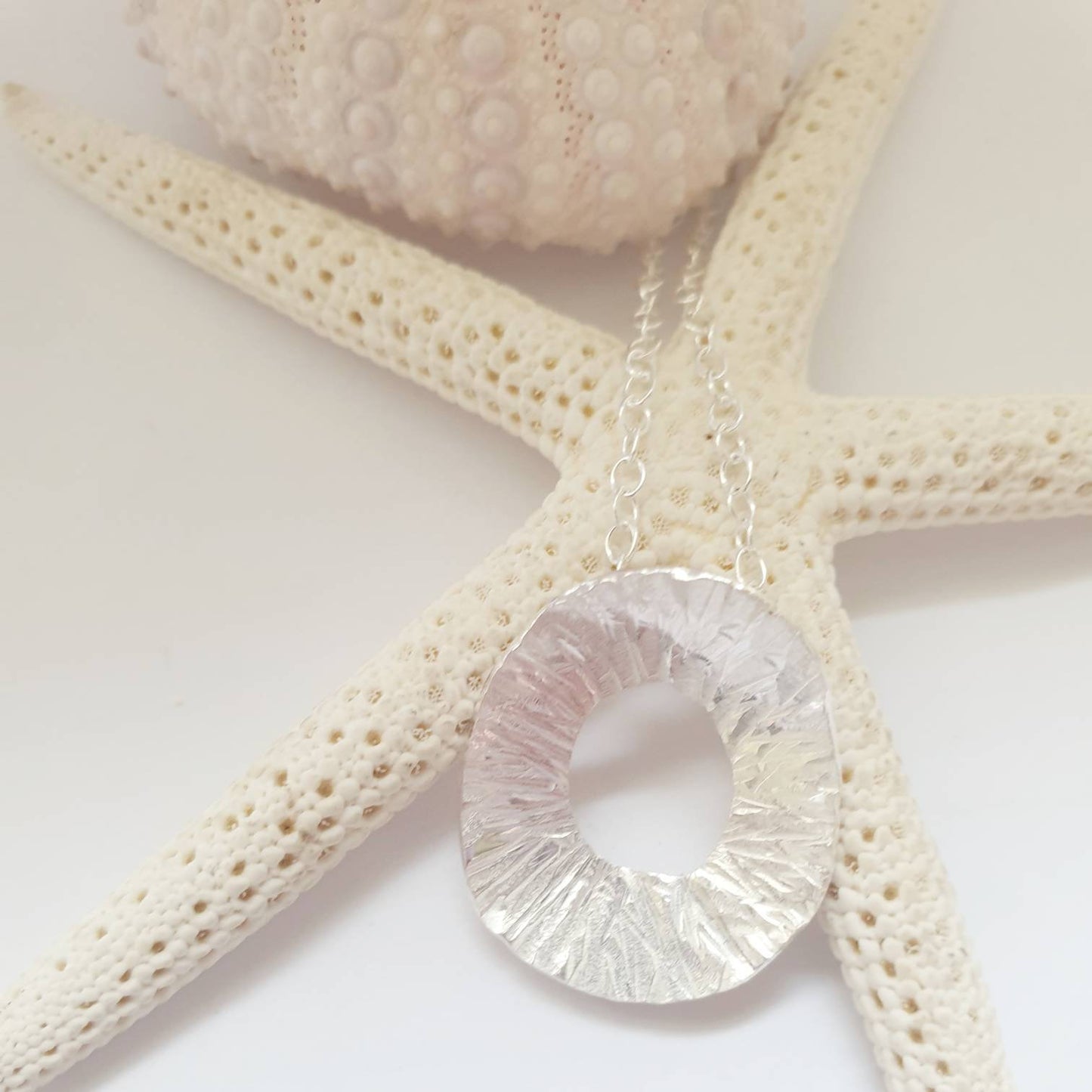 Limpet Shell Inspired Silver Pendant