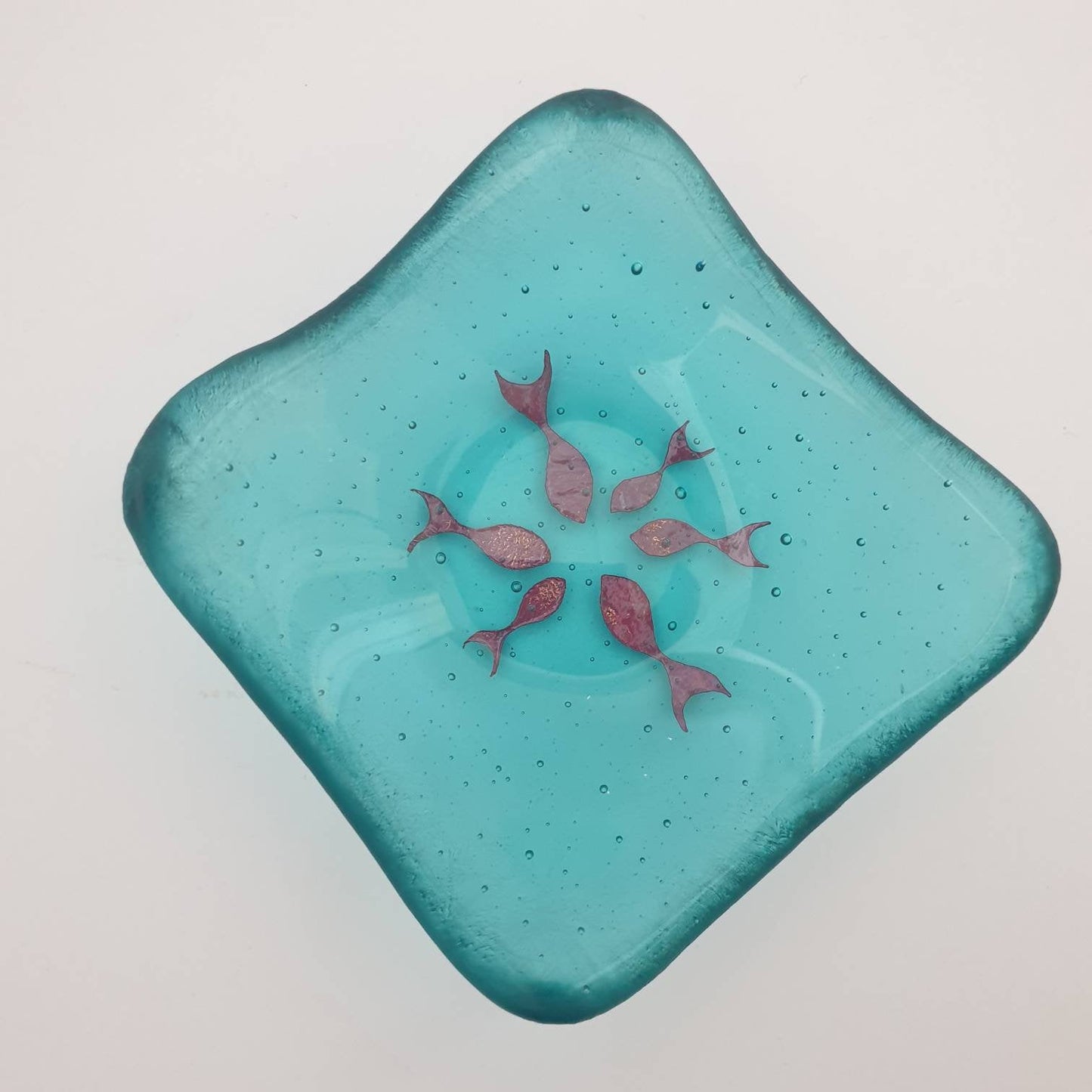 Fused Glass Tealight/Trinket Dish