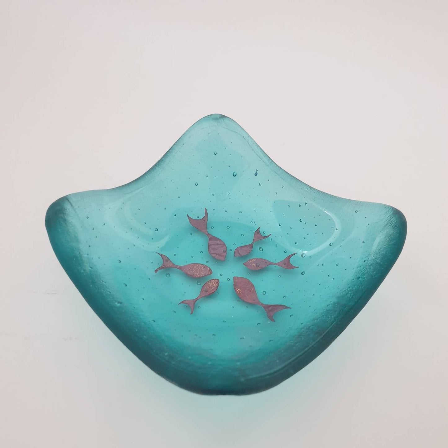 Fused Glass Tealight/Trinket Dish