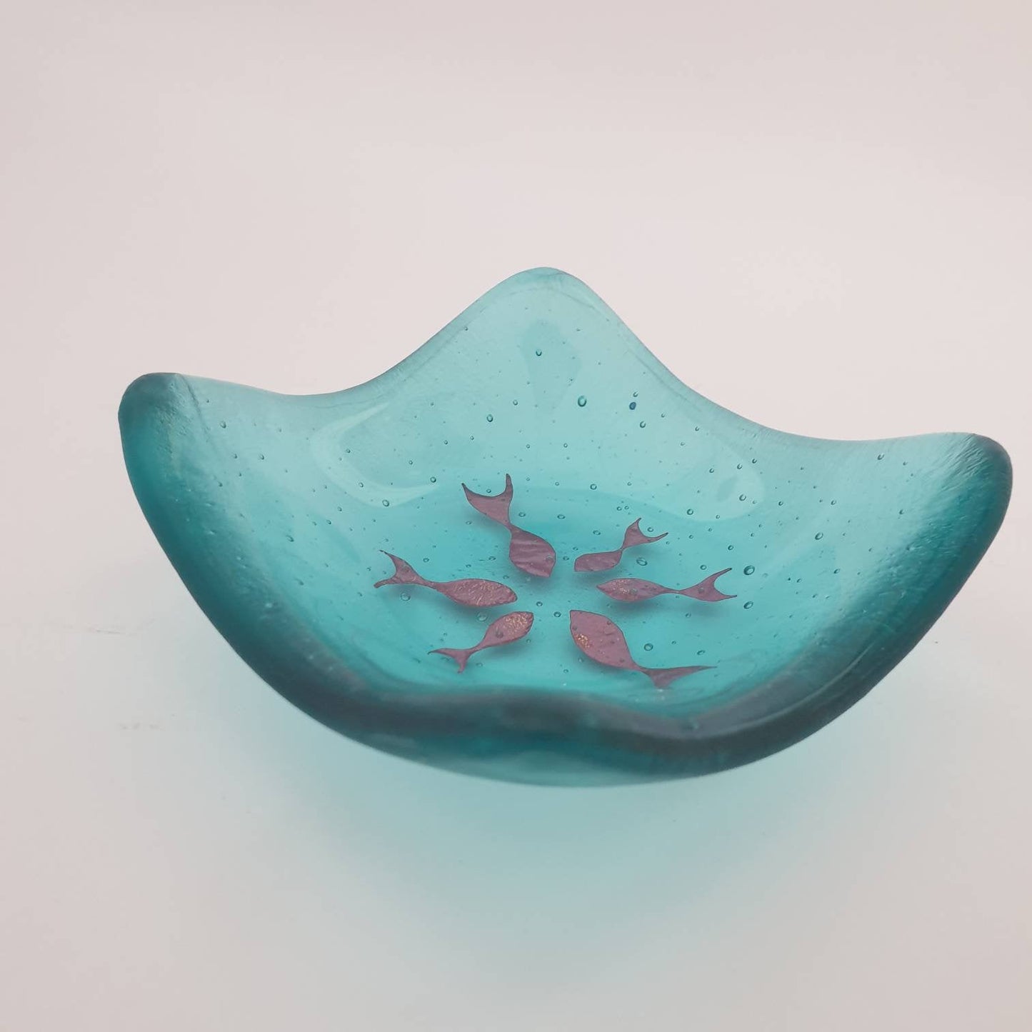 Fused Glass Tealight/Trinket Dish