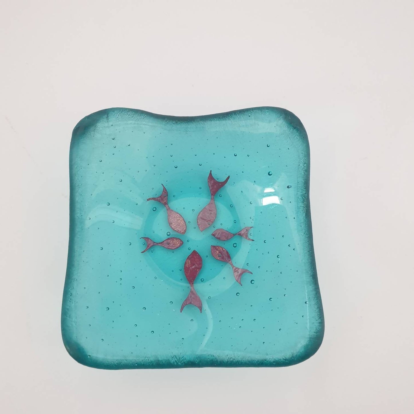 Fused Glass Tealight/Trinket Dish