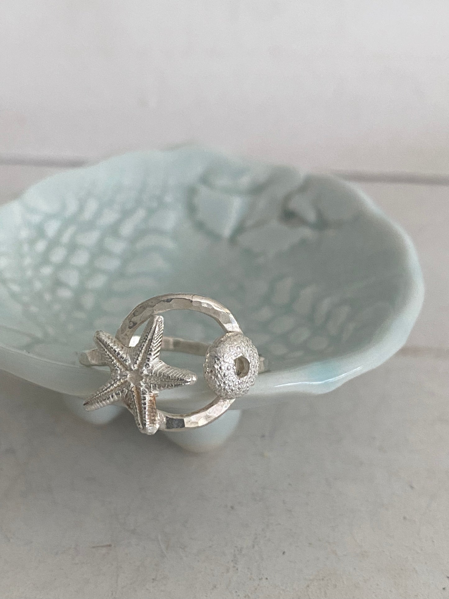 Starfish & Urchin Ring
