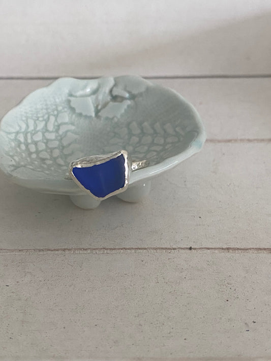 Natural Seaglass Ring
