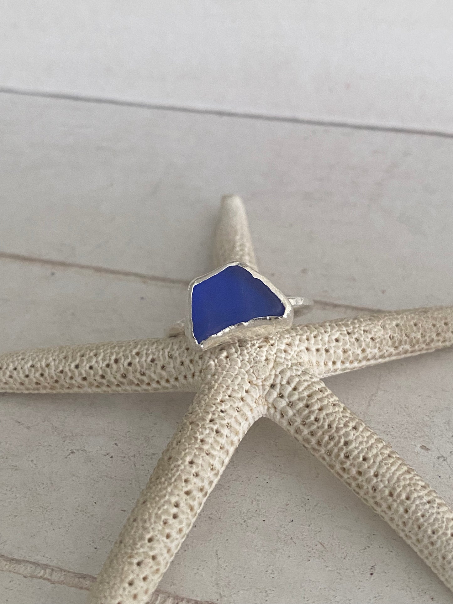 Natural Seaglass Ring