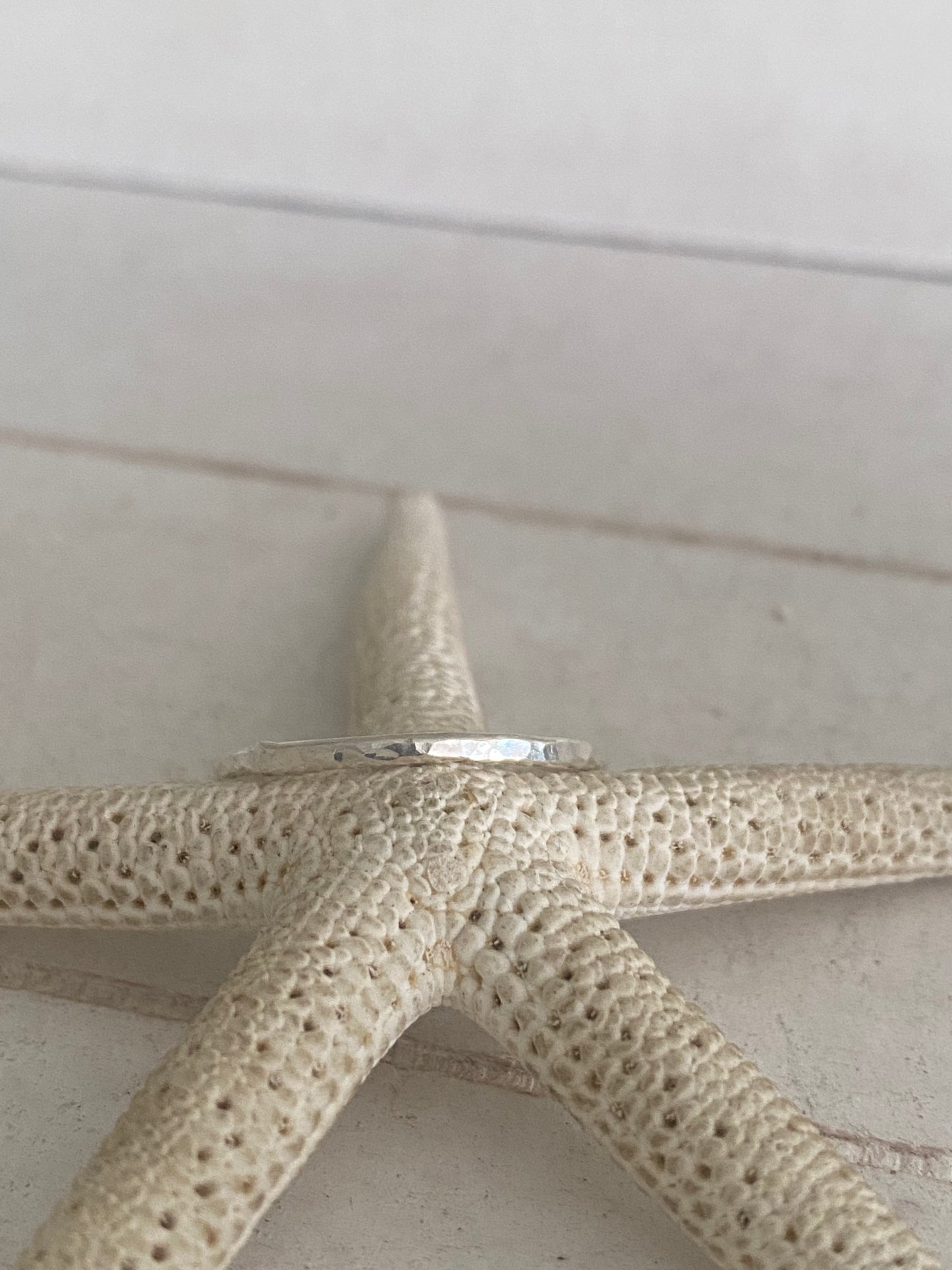 Hammered Stacker Ring