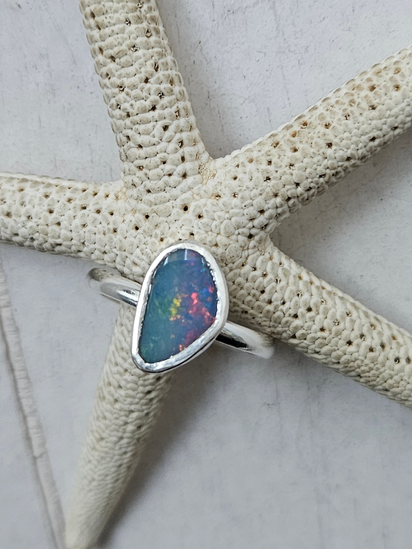 Opal Doublet Ring