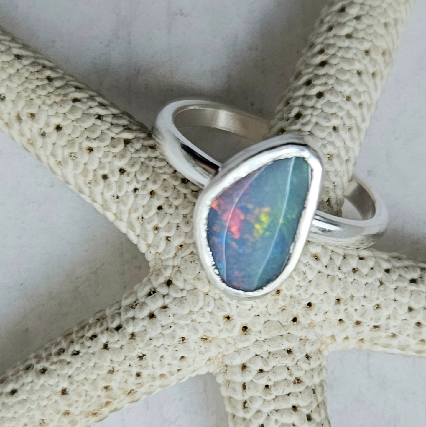 Opal Doublet Ring