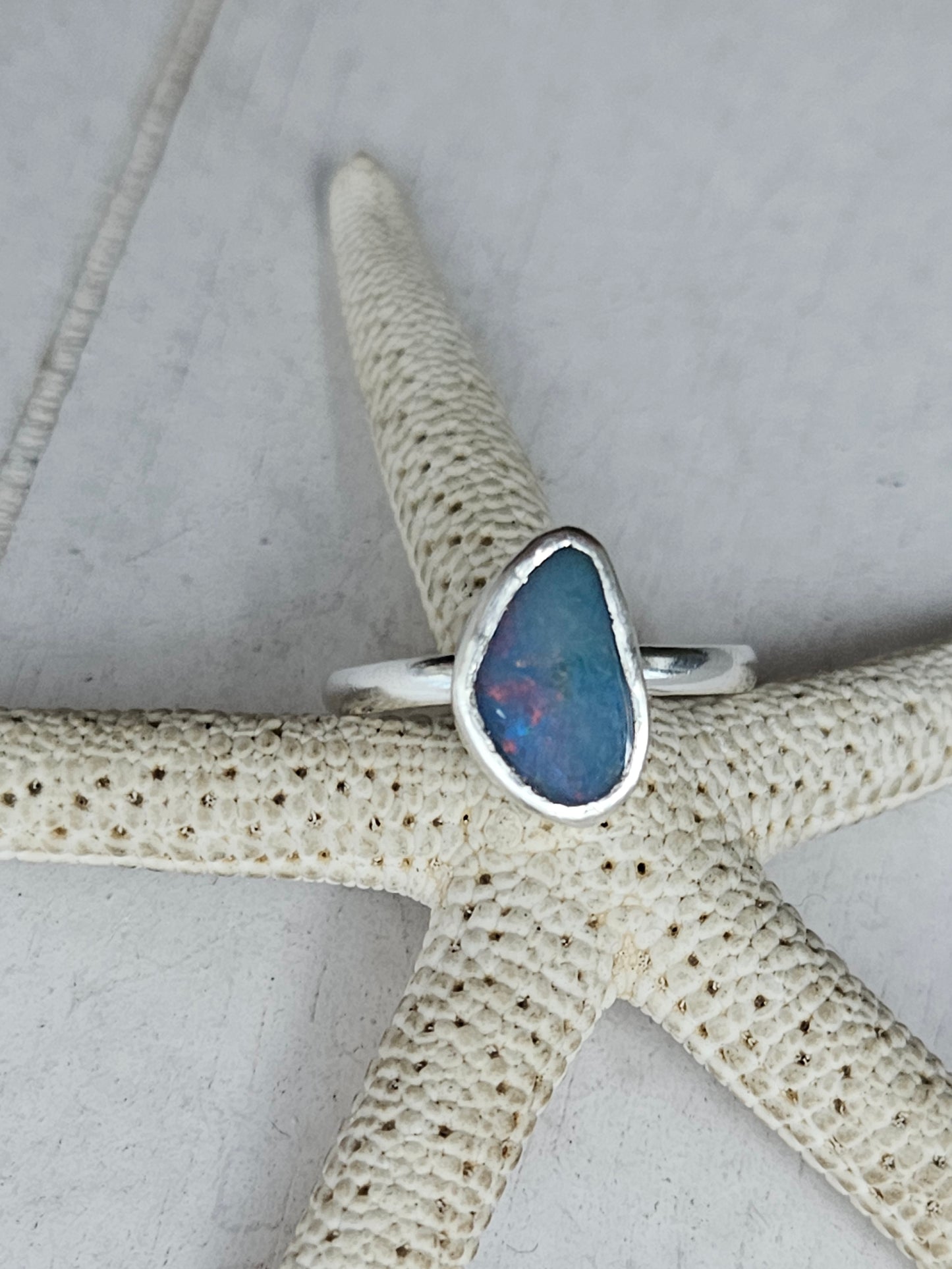 Opal Doublet Ring