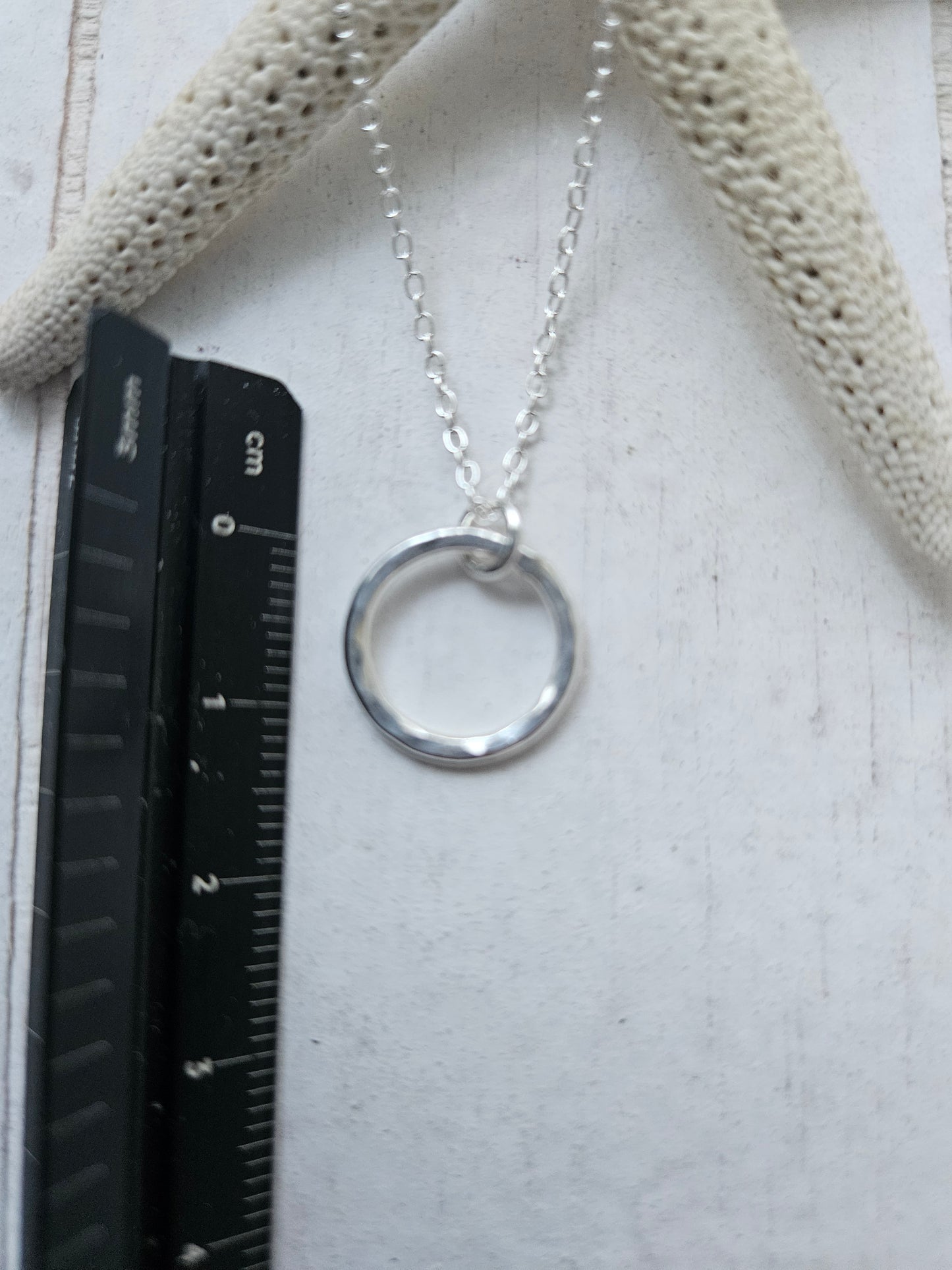 Small Open Circle Pendant