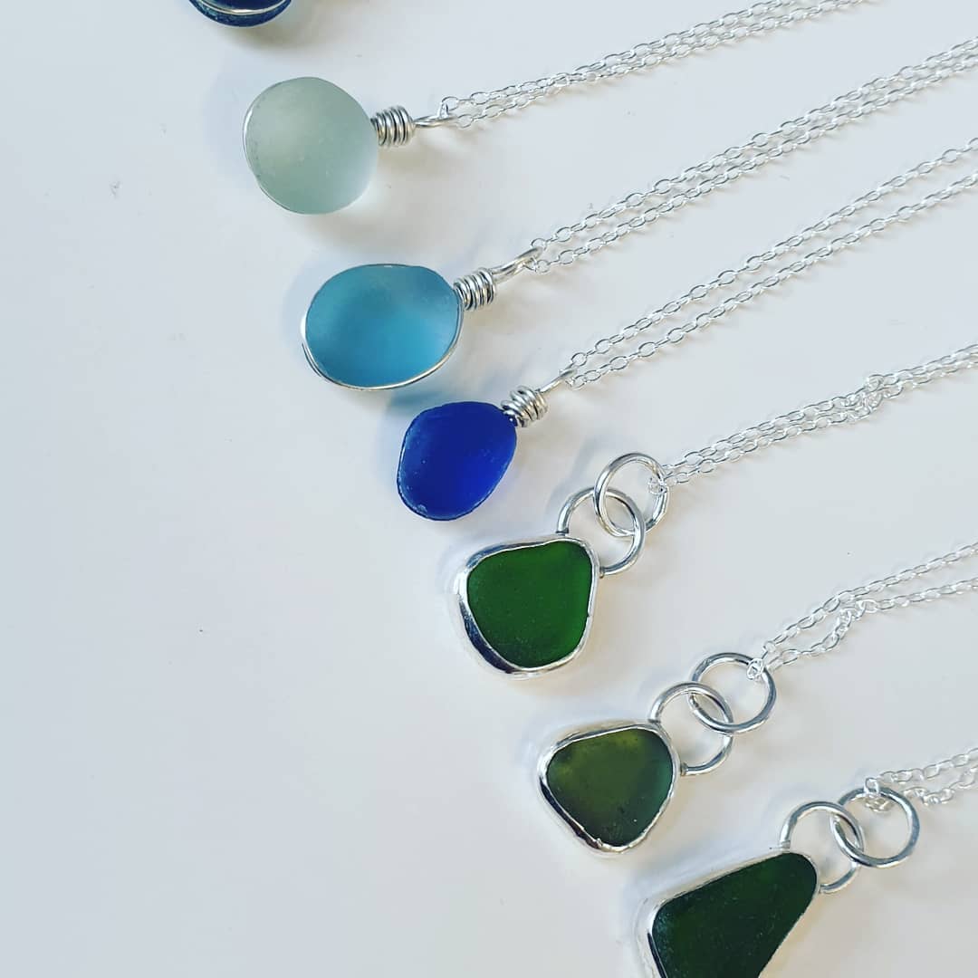 Seaglass Jewellery Workshop~ Saturday 10th August 2024 10am - 4pm