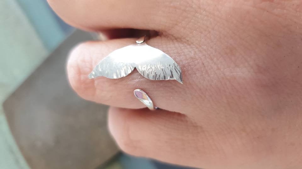 Whale Ring Adjustable Ring